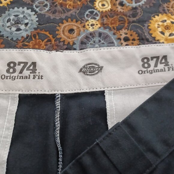 Men's black Dickies 874 pants - Size 35 - Picture 5 of 8
